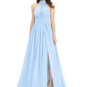 Azazie Iman dress in Sky Blue